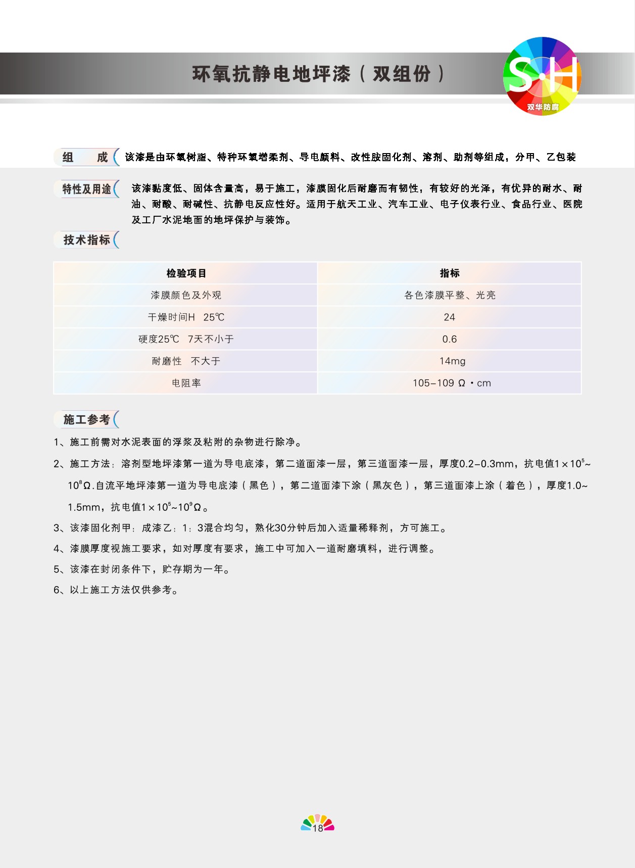环氧抗静电地坪漆